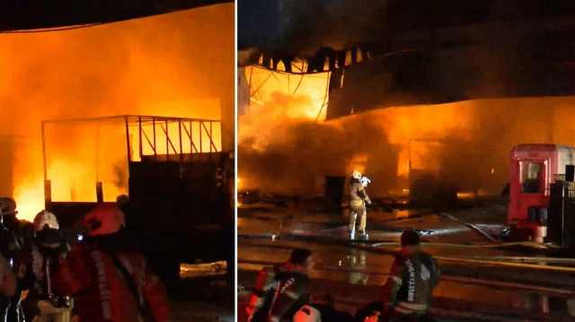 basaksehir ikitelli organize sanayi bolgesinde yangin OilgtgwU